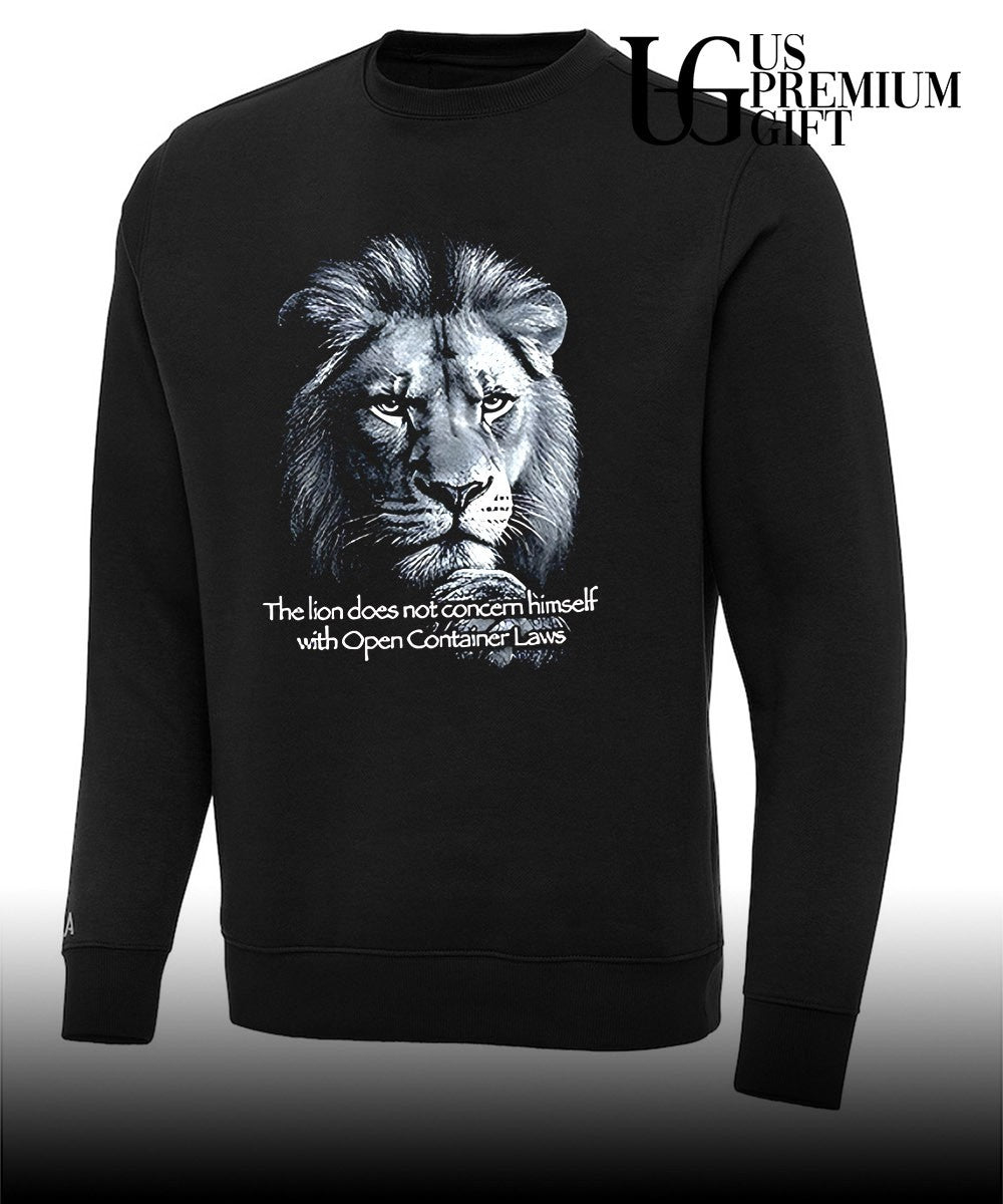 The lion does not concern himself with open container laws shirt