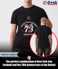 The perfect combination of New York Jets Football and the 78th Anniversary of the United States Air Force 1947-2025 shirt