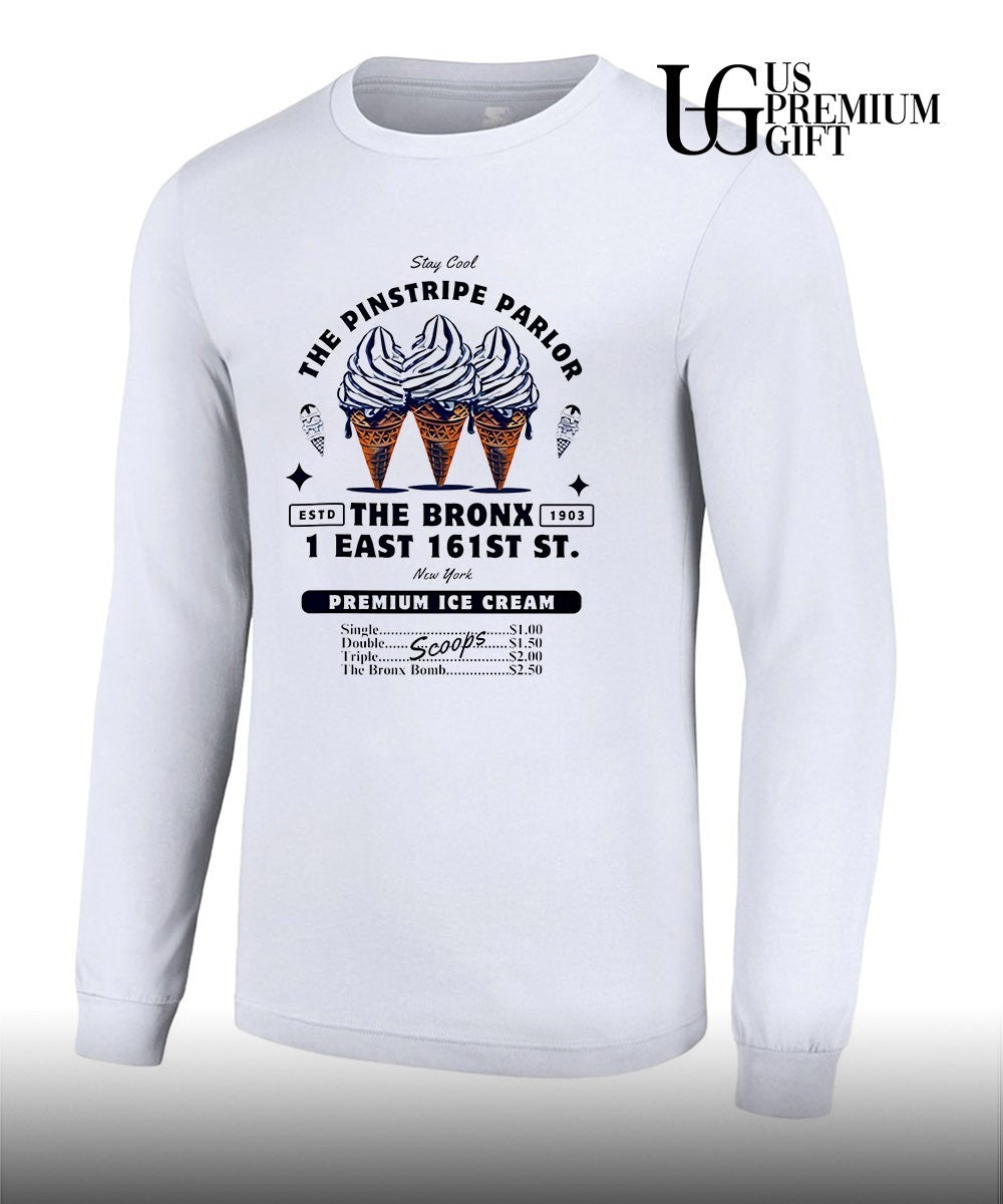 The pinstripe parlor the Bronx 1 East 161 St New York Yankees Estd 1903 shirt