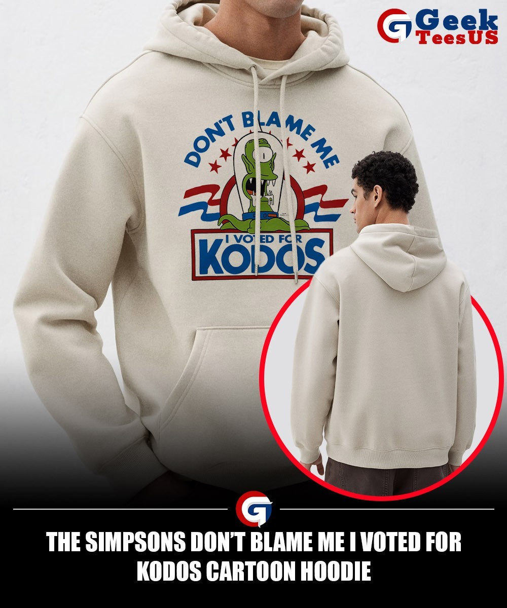 The simpsons don’t blame me I voted for kodos cartoon shirt