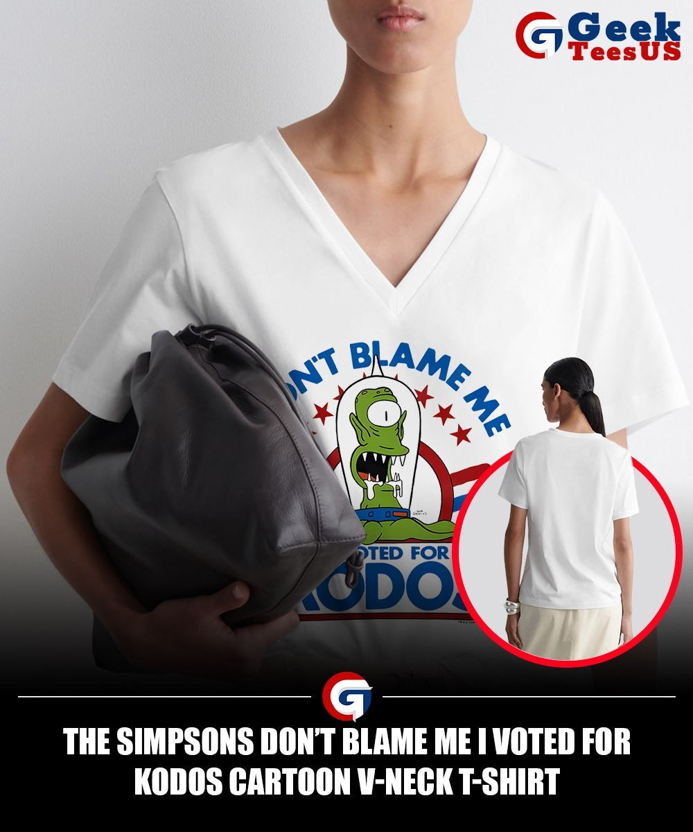 The simpsons don’t blame me I voted for kodos cartoon shirt
