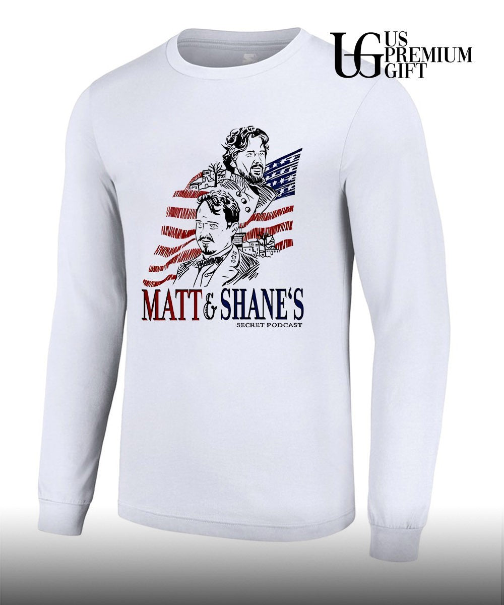 Theo Von wears Matt and Shane’s shirt