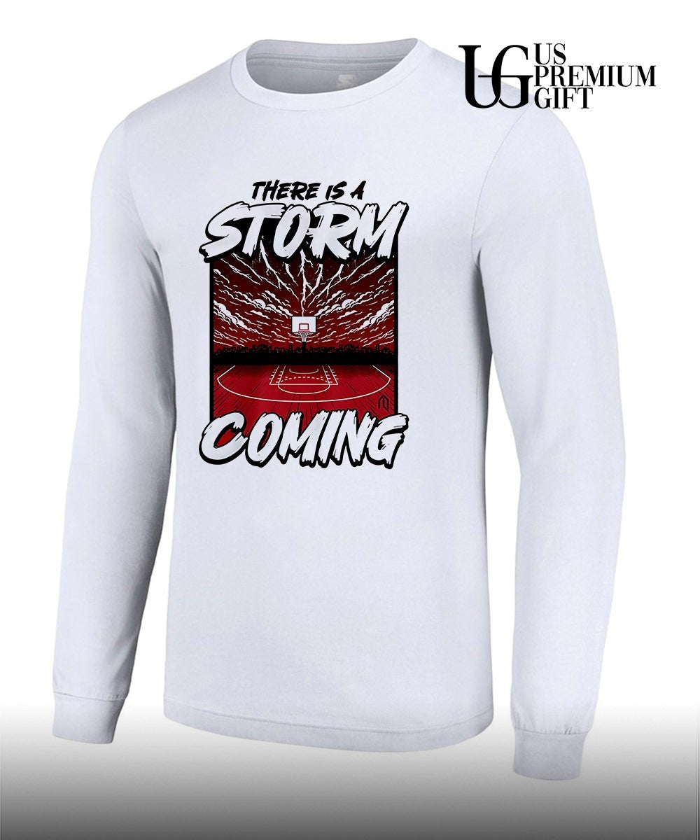 There is a Storm Coming basketball shirt