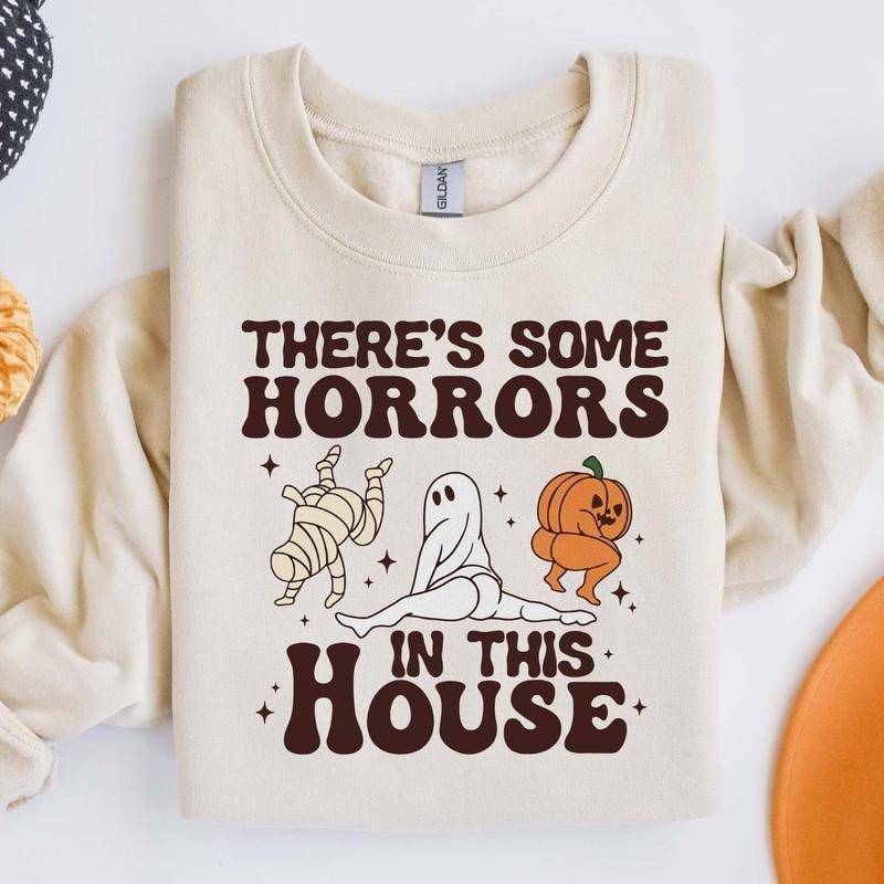 There some horrors in this house sweatshirt drg girlblackhoodie T-Shirts, Hoodie | HypeDripTees.com