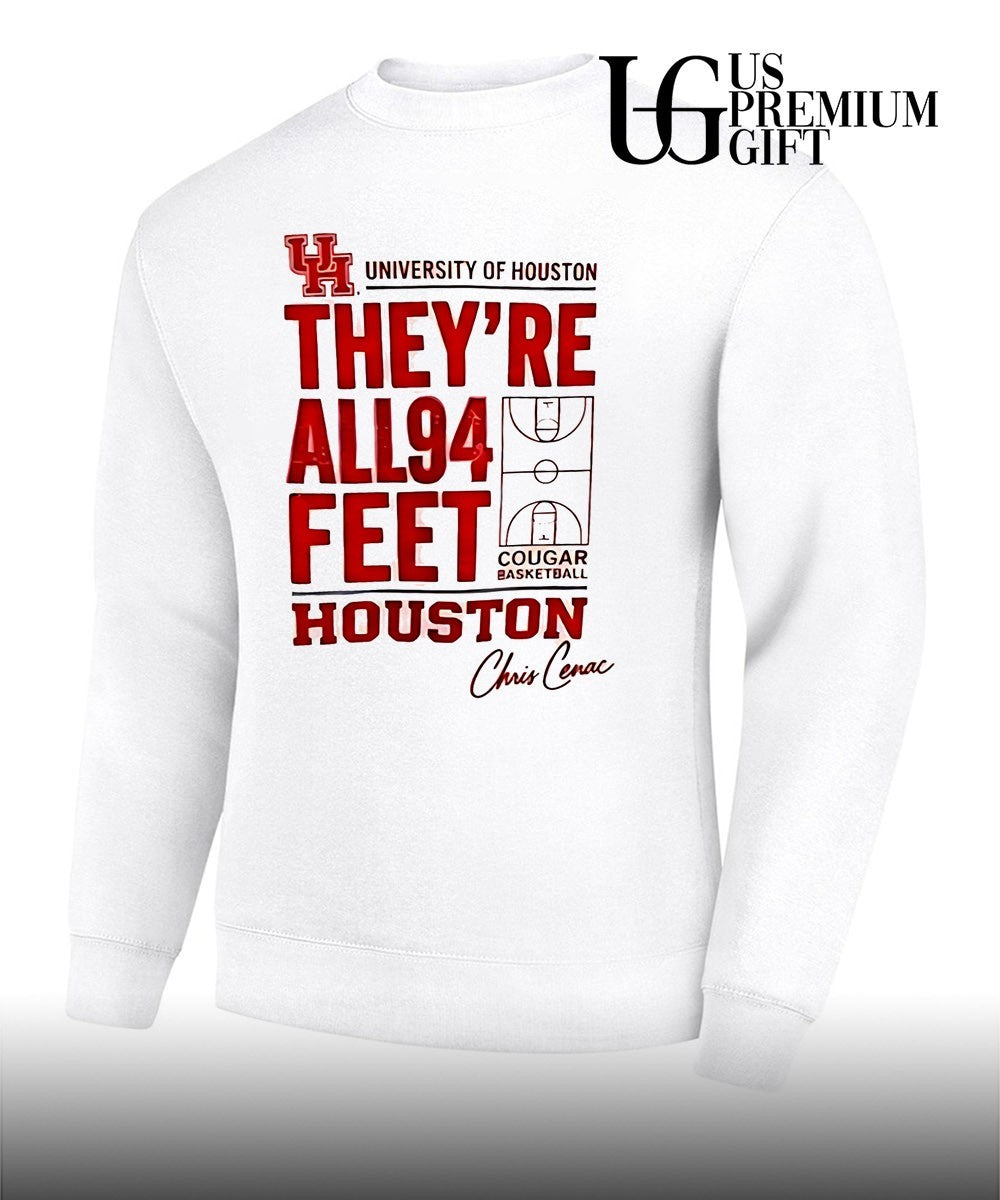 They’re all 94 feet Houston Cougars basketball shirt