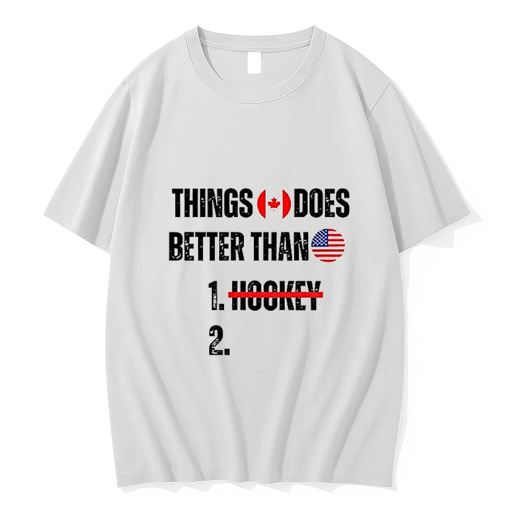 Things Canada Does Better Than America 1 Hockey 2 Funny Tshirts Sweater Hoodie, Sweatshirt | HypeDripTees.com