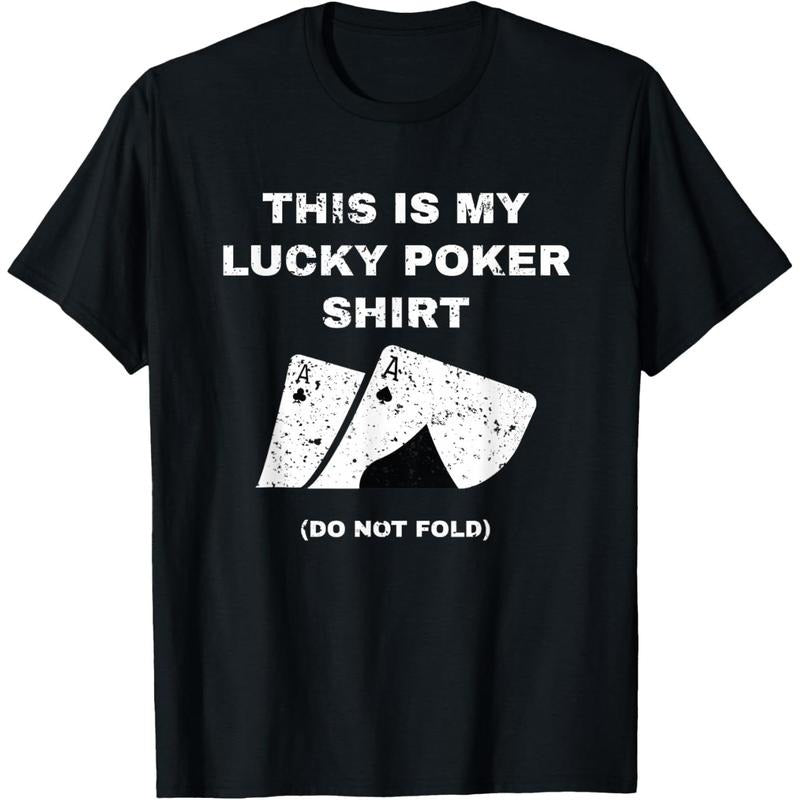 This Is My Lucky Poker Shirt Do Not Wash Gambling T-Shirt made in usa Hoodie, Sweatshirt | HypeDripTees.com