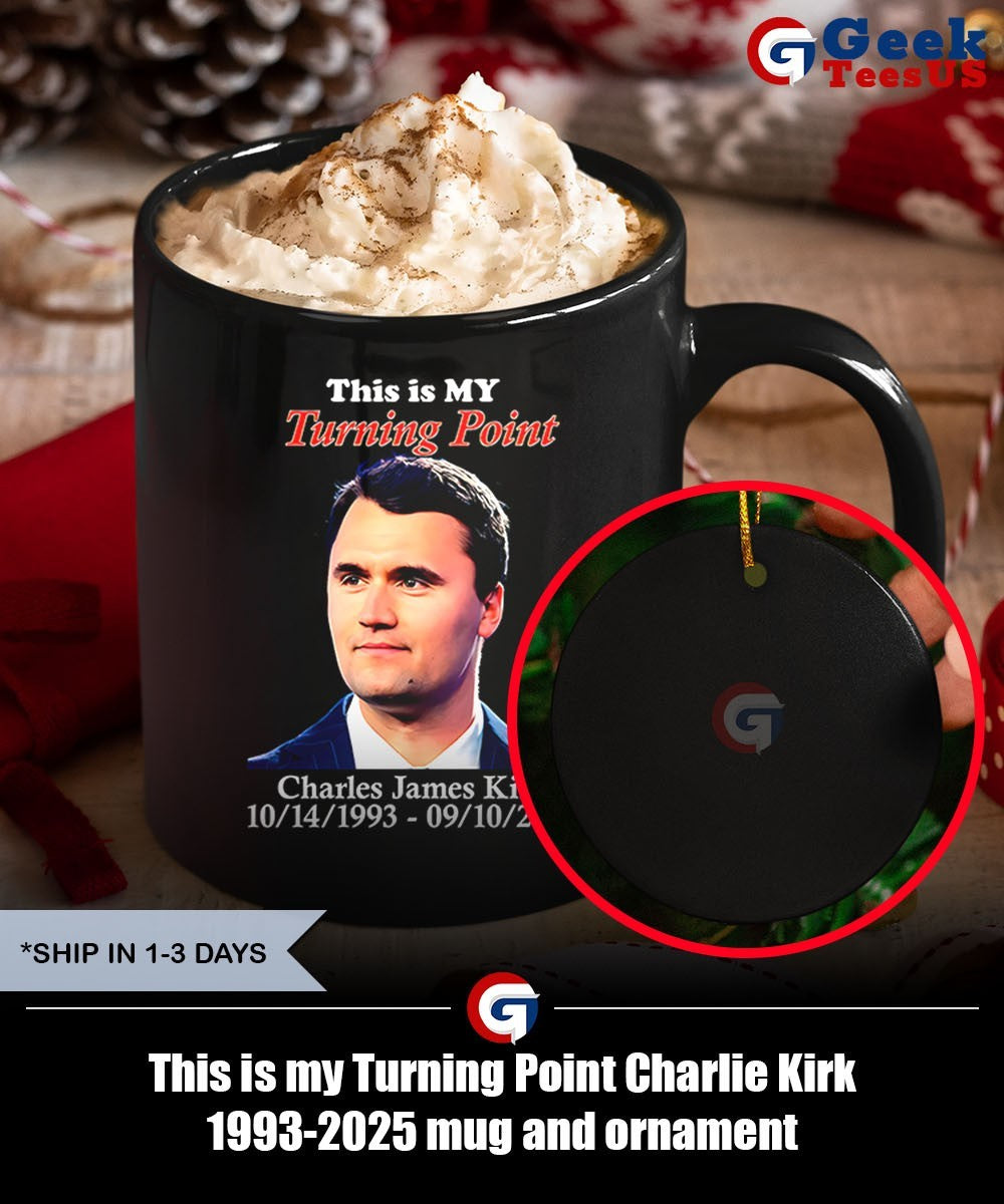 This is my Turning Point Charlie Kirk 1993-2025 shirt