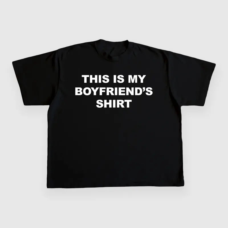 This is my boyfriends shirt custom printed t-shirt Hoodie, Sweatshirt | HypeDripTees.com