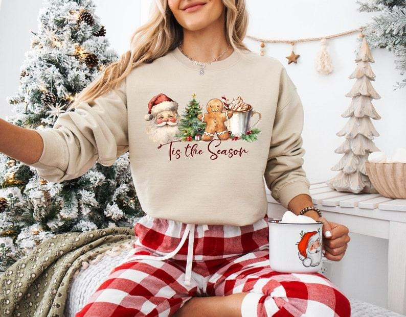 This is the Season Sweatshirt, Christmas the Season Sweatshirt, Merry Xmas Sweatshirt, Christmas Shirt, Cute Winter...