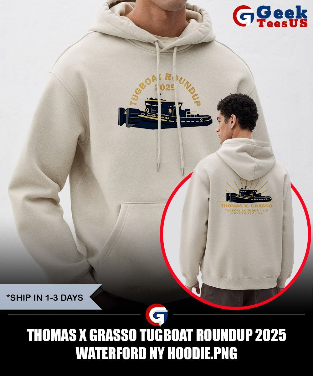 Thomas X Grasso Tugboat Roundup 2025 Waterford NY shirt