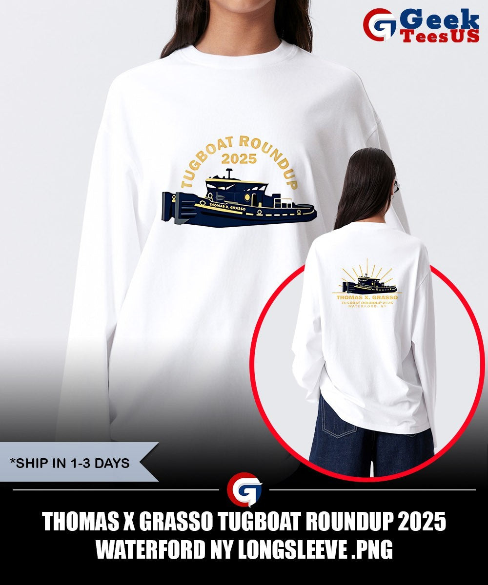 Thomas X Grasso Tugboat Roundup 2025 Waterford NY shirt