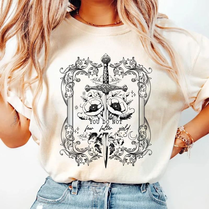 Throne Of Glass Book Quote Shirt Tshirt Sweatshirt, Unisex Sweater Pullover Tee Hoodie | HypeDripTees.com