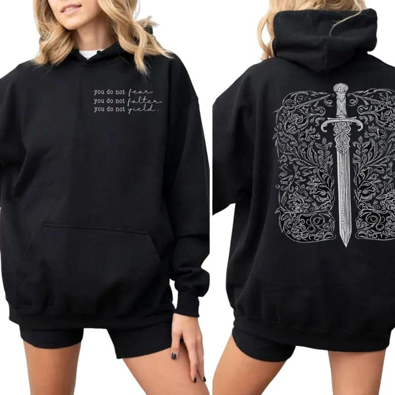 Thrones Of The Glass Sweatshirt, You Do Not Falter Sjm Hoodie, Two Sided You Do Not Yield T Shirt, Unisex Sweater...