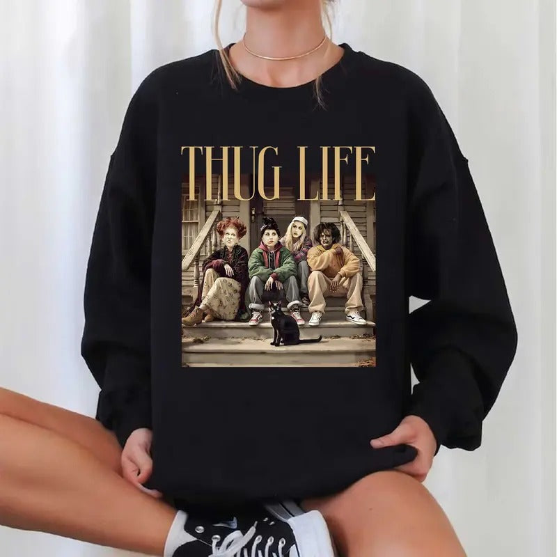 Thug Life Halloween shirt Hoodie, Sweatshirt | HypeDripTees.com