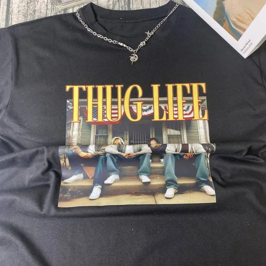 Thug Life Kamala Harris Shirt, Vote For Harris, Support For Kamala Harris, Madam President,  Democratic Shirt, Trendy Tee, Election Tee