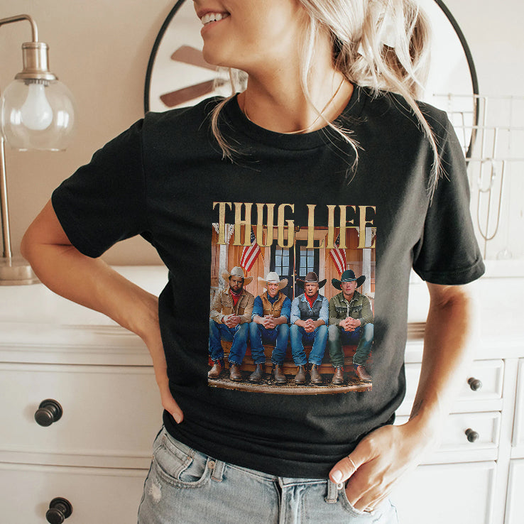 Thug Life Trump Vance Kennedy Elon T Shirt