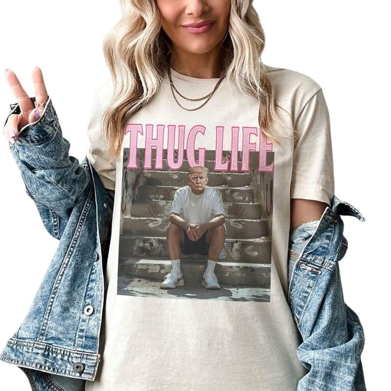 Thug Life Truummp T-Shirt, Father Cool Unisex T-Shirt Hoodie, Sweatshirt | HypeDripTees.com