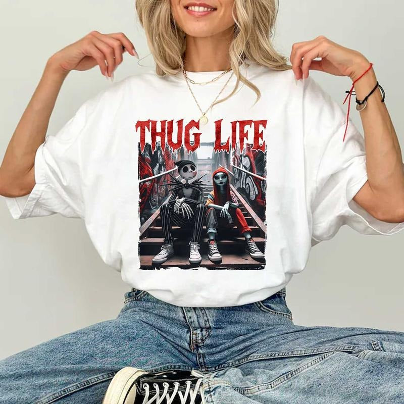 Thuglife Halloween Shirt, Hallowen Shirt,  Cute Fall Shirt, Spooky Season Hoodie, Sweatshirt | HypeDripTees.com