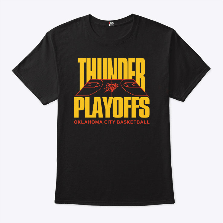 Thunder Playoffs Oklahoma City Basketball 2025 T Shirt