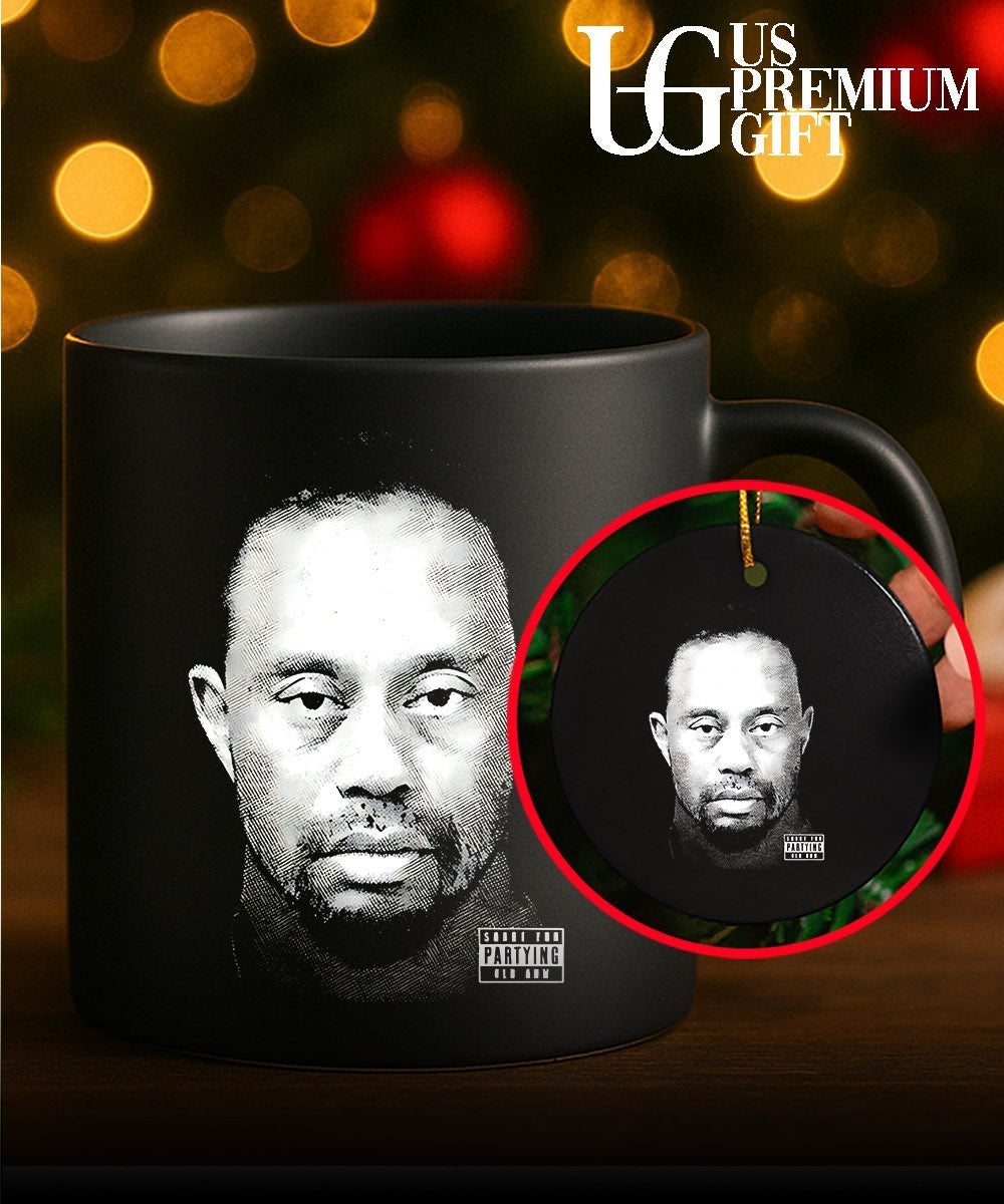 Tiger Woods Mugshot Partying shirt