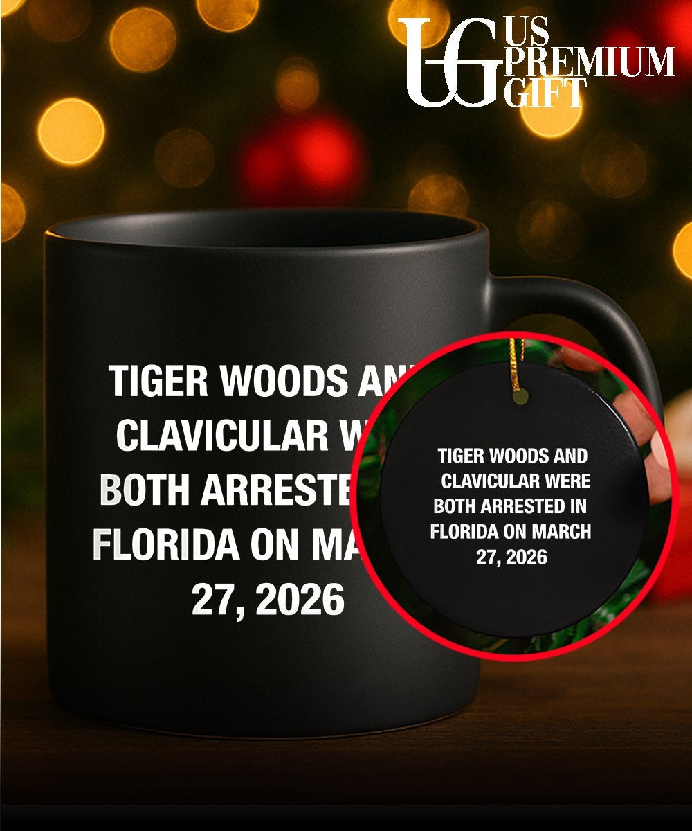 Tiger Woods and Clavicular Arrested Florida March 27 2026 shirt