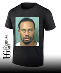 Tiger Woods mugshot shirt