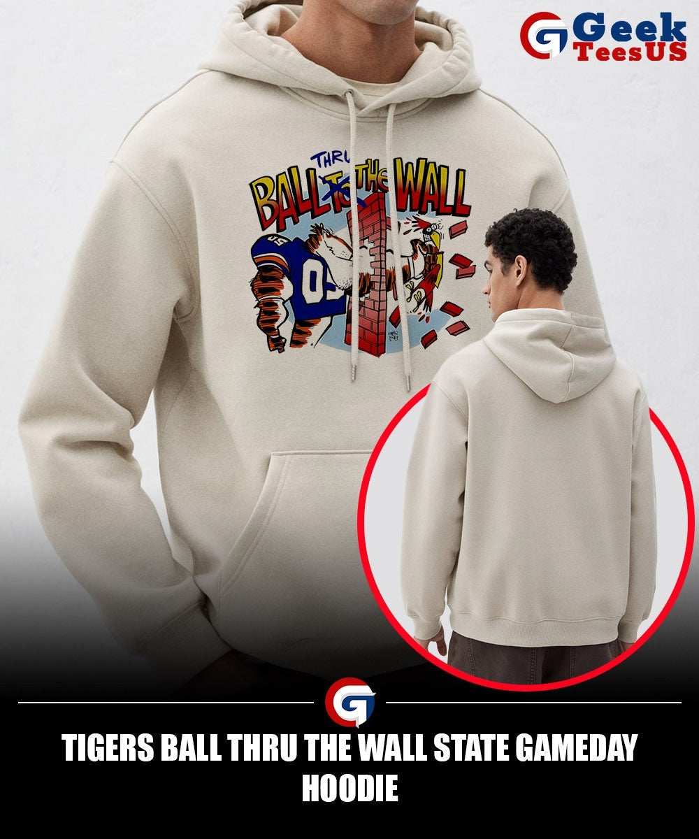 Tigers ball thru the wall State Gameday shirt