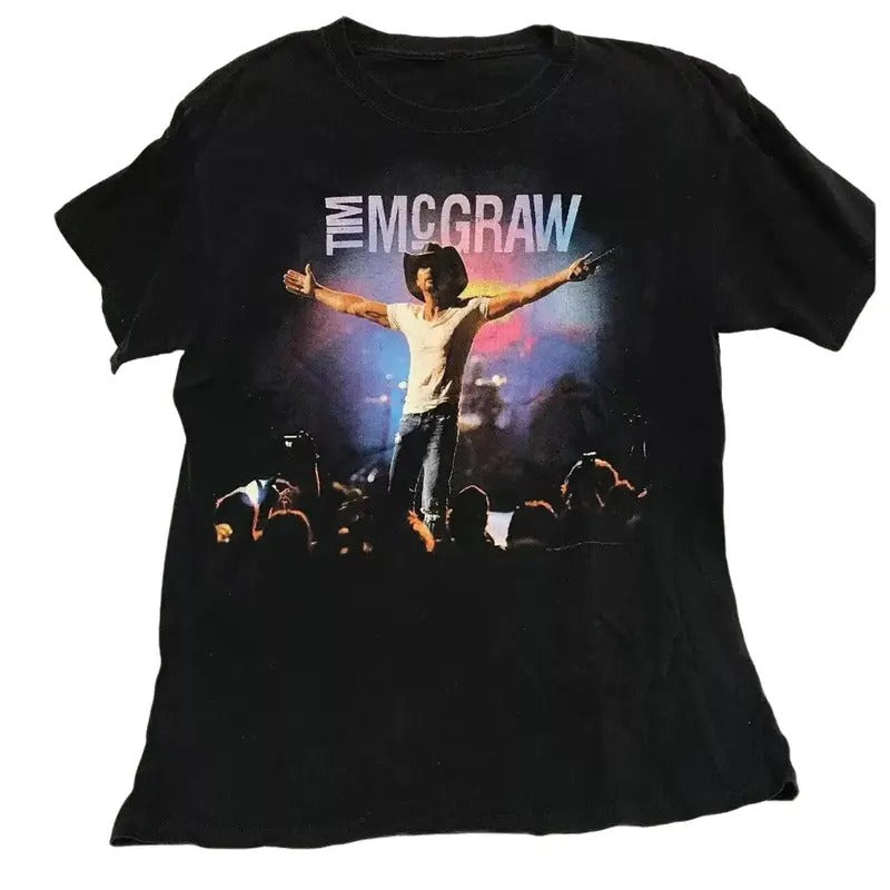 Tim Mcgraw Emotional Traffic Concert Tour Country Music T Shirt  M Menswear Top Hoodie, Sweatshirt | HypeDripTees.com