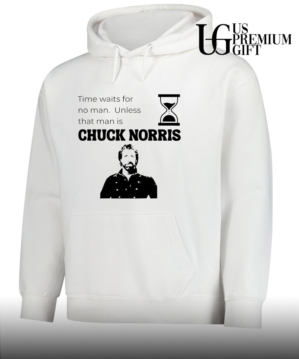 Time waits for no man unless that man is Chuck Norris shirt