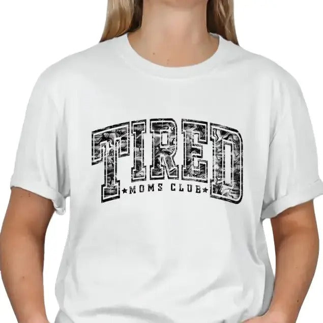 Tired Moms Club T-Shirt Hoodie, Sweatshirt | HypeDripTees.com