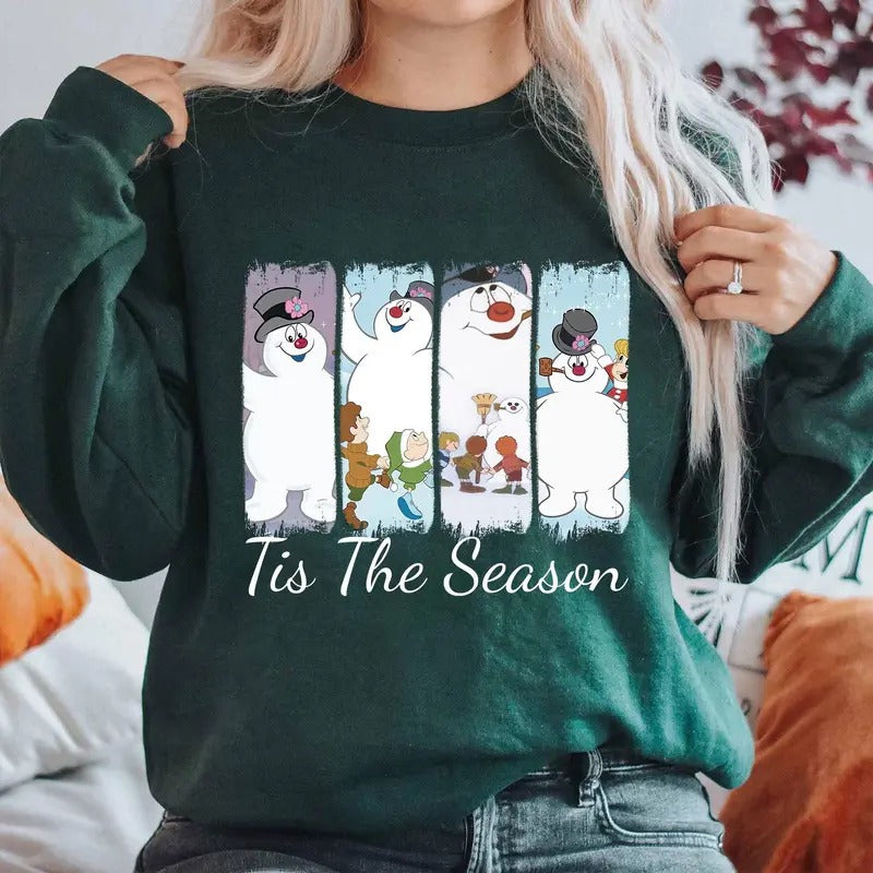 Tis The Season Frosty The Snowman Shirt Snowman Christmas Shirt Feeling A Little Frosty Shirt Christmas Snowman Shirt...