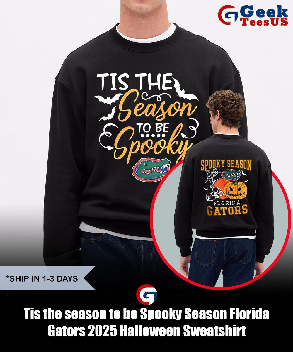 Tis the season to be Spooky Season Florida Gators 2025 Halloween shirt