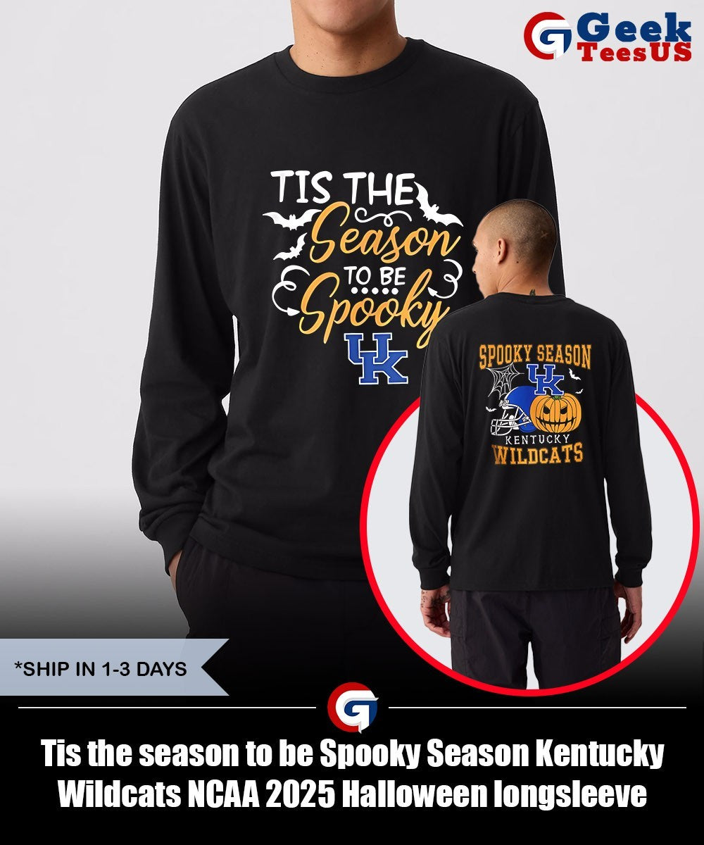 Tis the season to be Spooky Season Kentucky Wildcats NCAA 2025 Halloween shirt