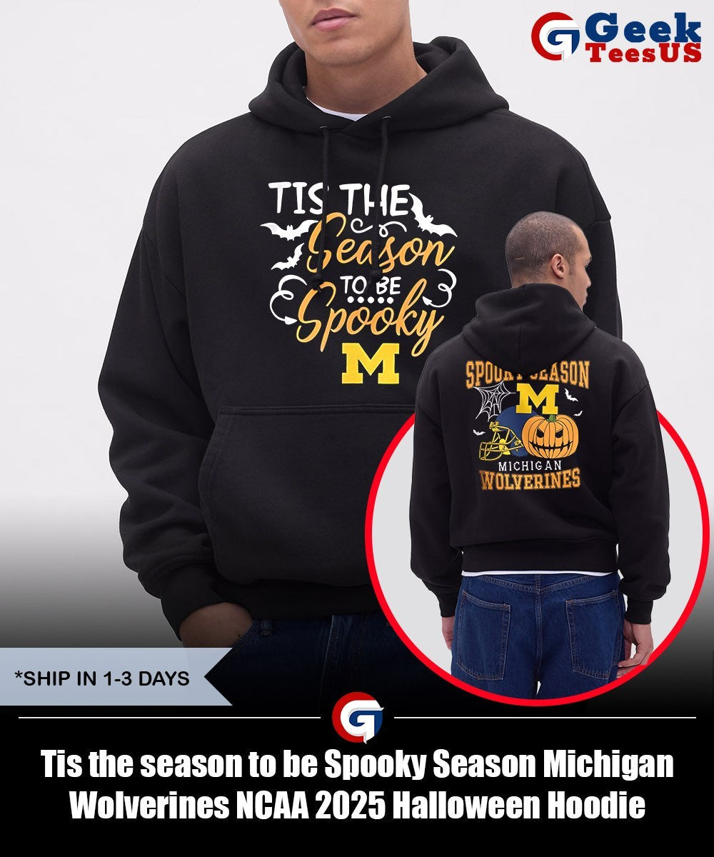 Tis the season to be Spooky Season Michigan Wolverines NCAA 2025 Halloween shirt