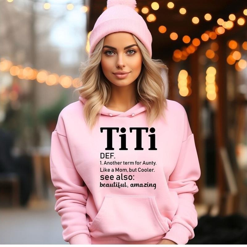 Titi Shirt Definition , Best Auntie Sweater, Gift for New Aunts Hoodie, Sweatshirt | HypeDripTees.com