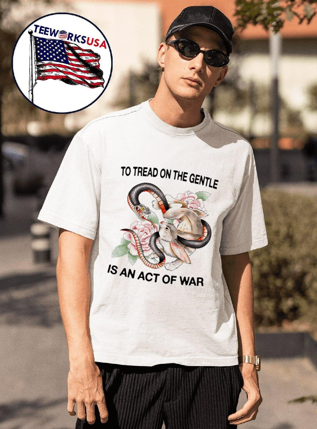 To Tread On The Gentle Is An Act Of War Rabbit And Snake Shirt