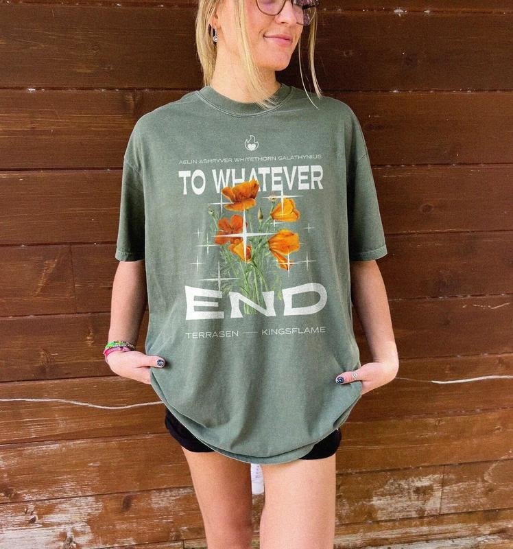 To Whatever End Throne Of Glass Shirt Top Womenswear Underwear Lady Hoodie, Sweatshirt | HypeDripTees.com