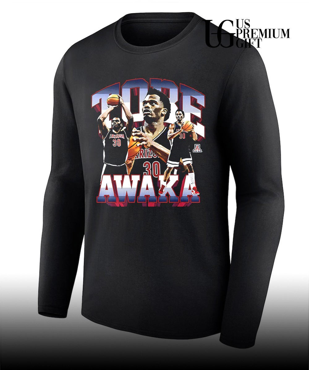 Tobe Awaka Arizona Wildcats men’s basketball 2026 graphic shirt