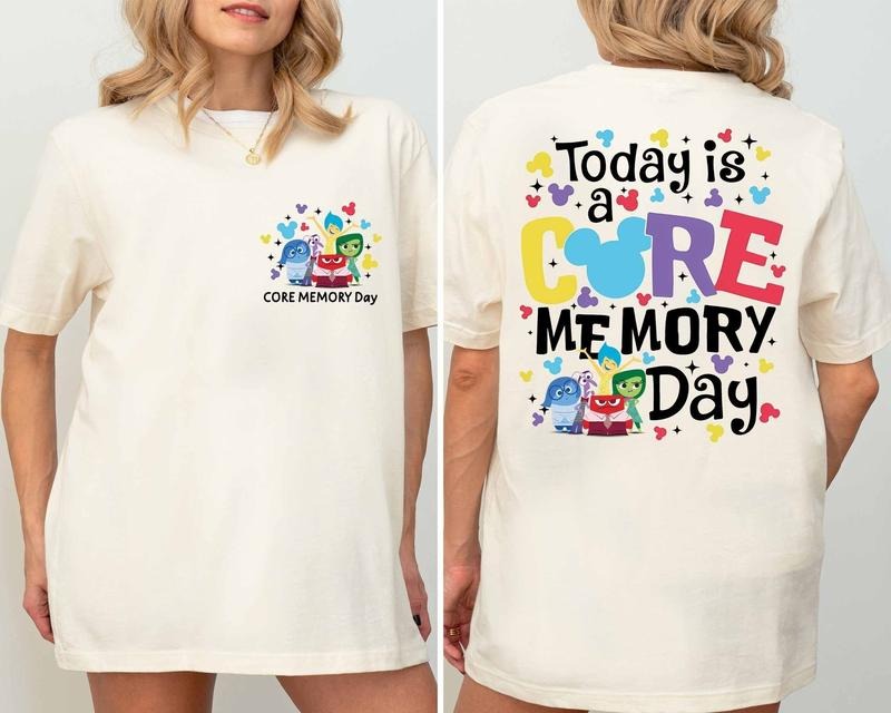 Today Is A Core Memory Day Shirt, Inside Out Movie Shirt Hoodie, Sweatshirt | HypeDripTees.com