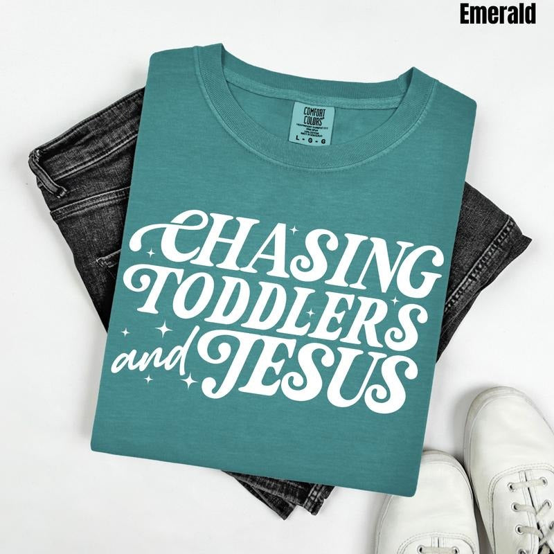 Toddlers & Jesus White Comfort Colors T-Shirt 'NLB' Hoodie, Sweatshirt | HypeDripTees.com