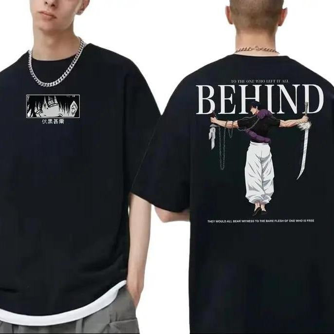 Toji Fushiguro Shirt For Gym, Toji Fushiguro 2 Side Shirt Hoodie, Sweatshirt | HypeDripTees.com