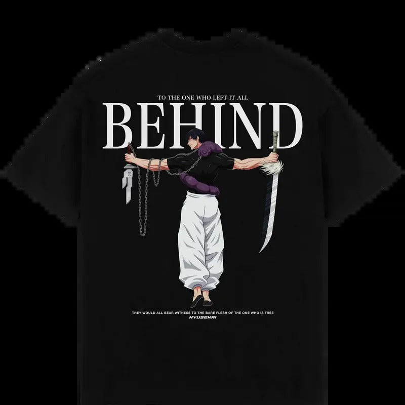 Toji X The one who left it all behind - Jujutsu Kaisen Oversize T-Shirt T-shirt Hoodies & Sweatshirts | HypeDripTees.com
