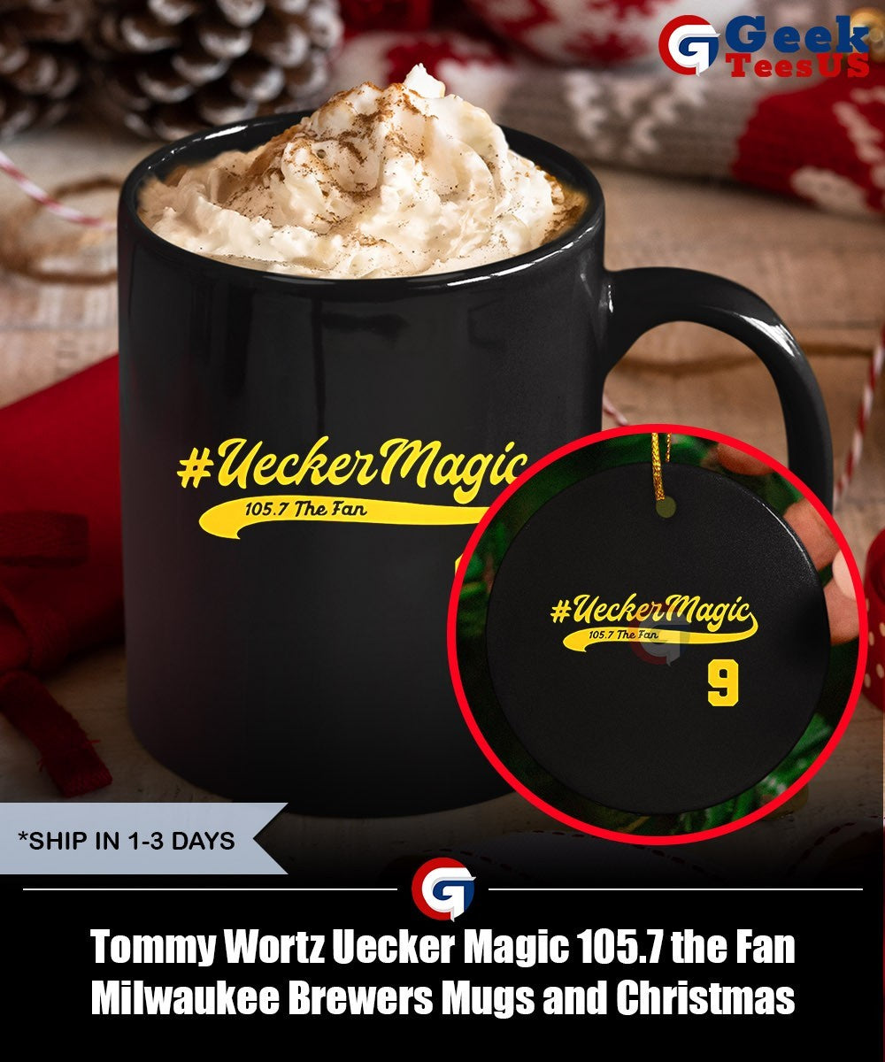 Tommy Wortz Uecker Magic 105.7 the Fan Milwaukee Brewers shirt