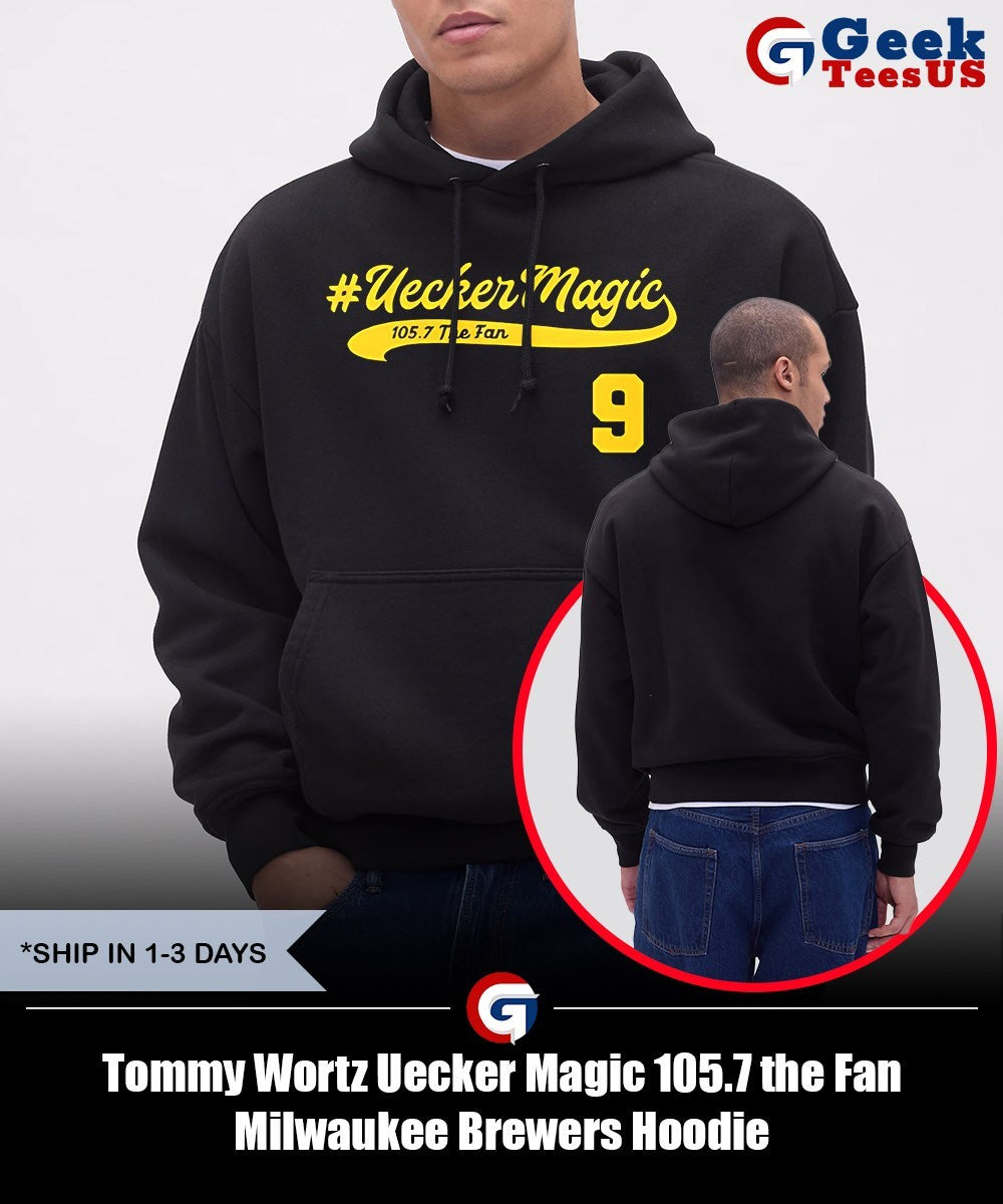 Tommy Wortz Uecker Magic 105.7 the Fan Milwaukee Brewers shirt