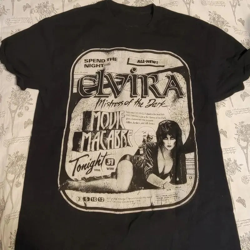 Tonight  Elvira Mistress of the Dark Movie Poster Shirt Hoodie, Sweatshirt | HypeDripTees.com