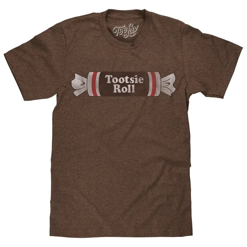 Tootsie Roll Logo T-Shirt - Brown Hoodie, Sweatshirt | HypeDripTees.com