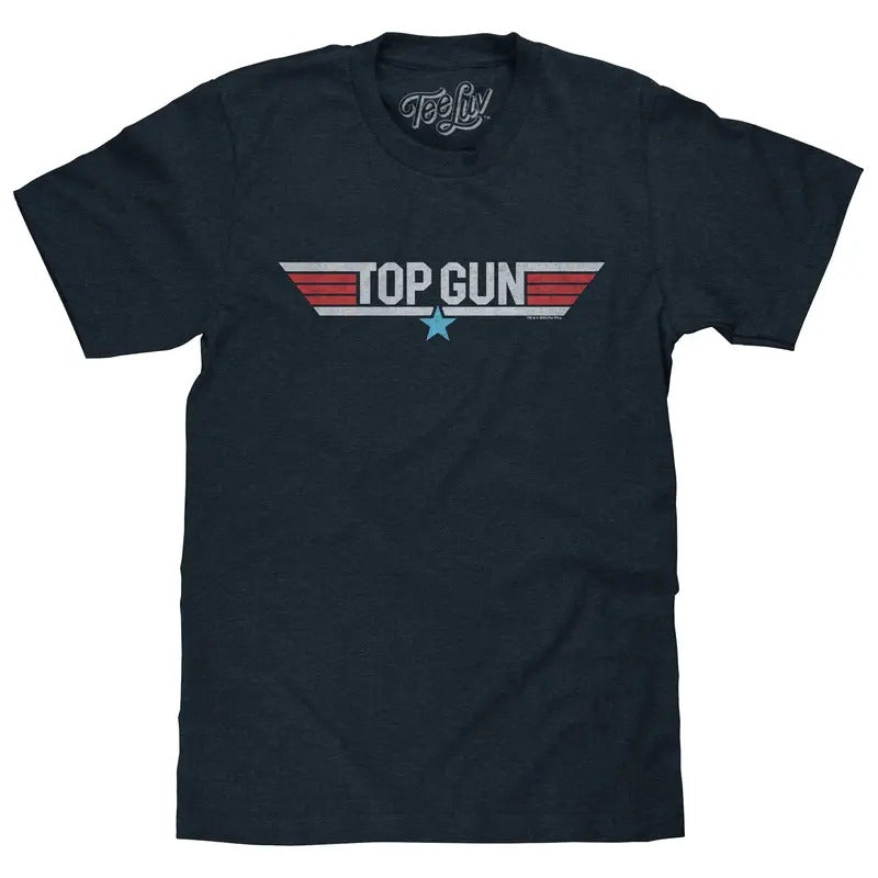 Top Gun Faded Movie Logo T-Shirt Hoodie, Sweatshirt | HypeDripTees.com