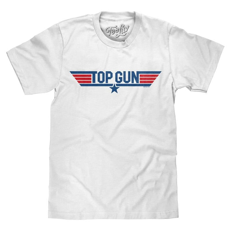 Top Gun Movie Logo T-Shirt - White Hoodie, Sweatshirt | HypeDripTees.com