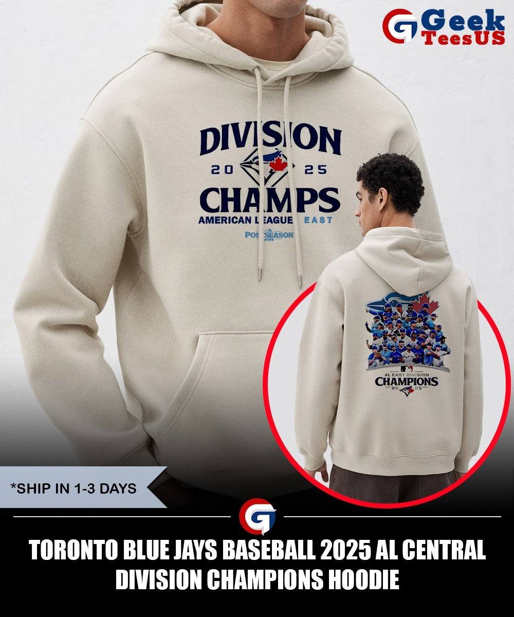 Toronto Blue Jays baseball 2025 AL Central Division Champions shirt